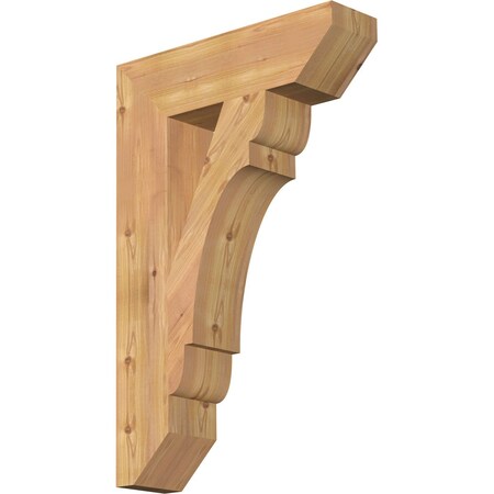 Ekena Millwork Olympic Slat Smooth Bracket, Western Red Cedar, 5 1/2"W x 22"D x 34"H BKT06X22X34OLY06SWR